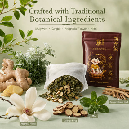 Children's Herbal Foot Soak Bags | Natural Botanical Foot Bath for Family Wellness